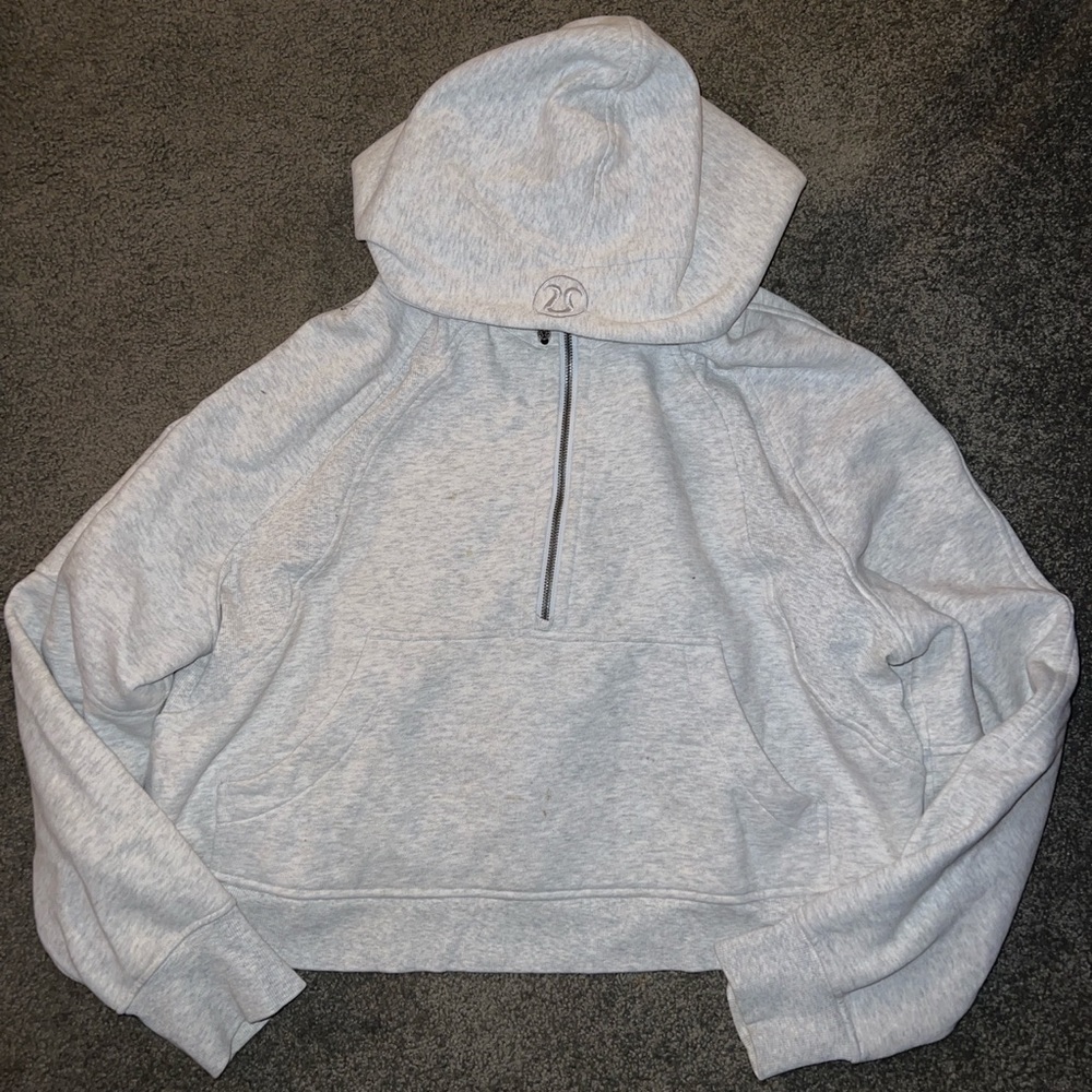 Lululemon scuba over sized crop- XL/XXL has some minor stains on the sleeve